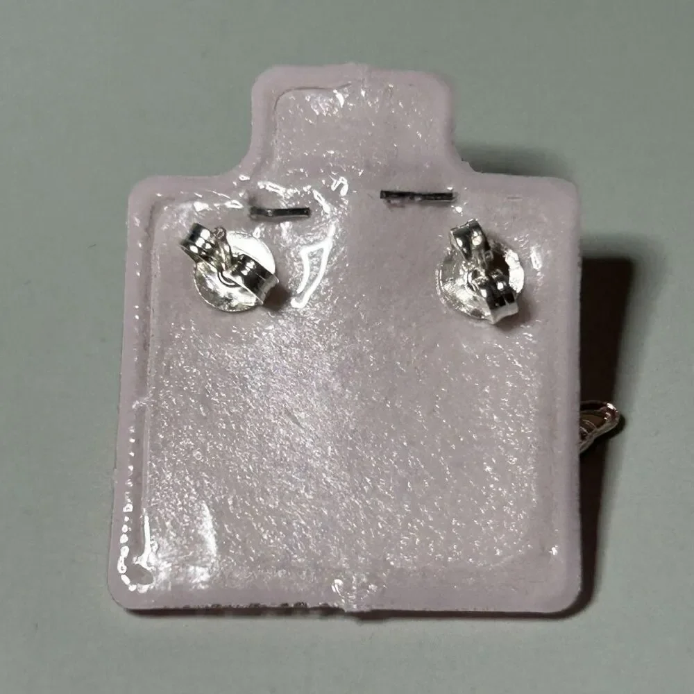 925 Sterling Silver Pendant and Earring Set: Snoopy Set